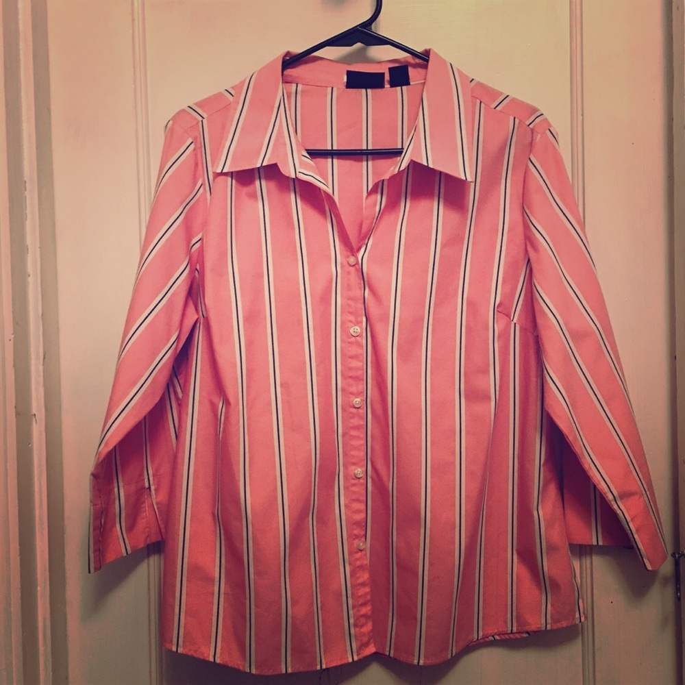 3/4 sleeve blouse size xl